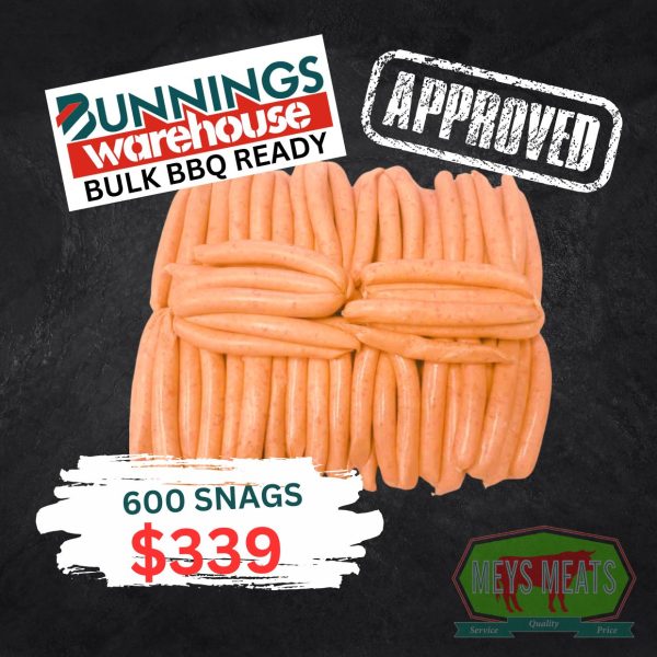 _Bulk Thin Sausages (1) BULK 600x Thin Beef Sausages- Perfect for a Bunnings BBQ