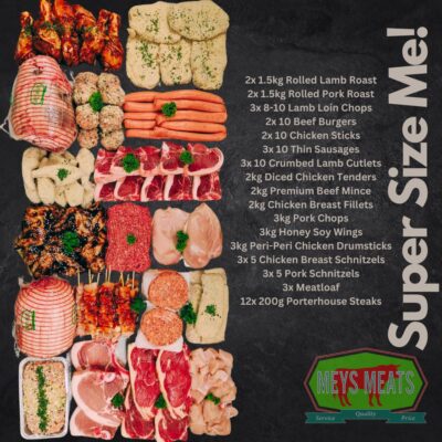 Meys Meats - Super Size Me! - Butcher Box - Meat Delivery (1) Super Size (18 Meals for a family of 12)