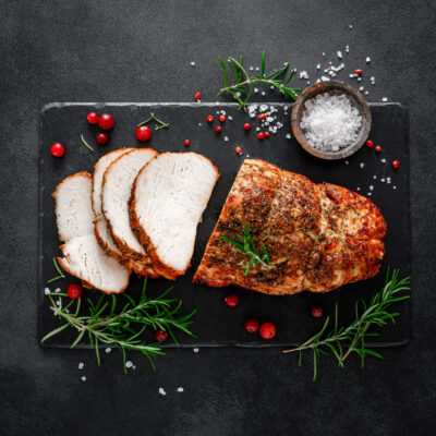 1.5-2kg Cooked Turkey Breast Roast- (Heat And Slice)