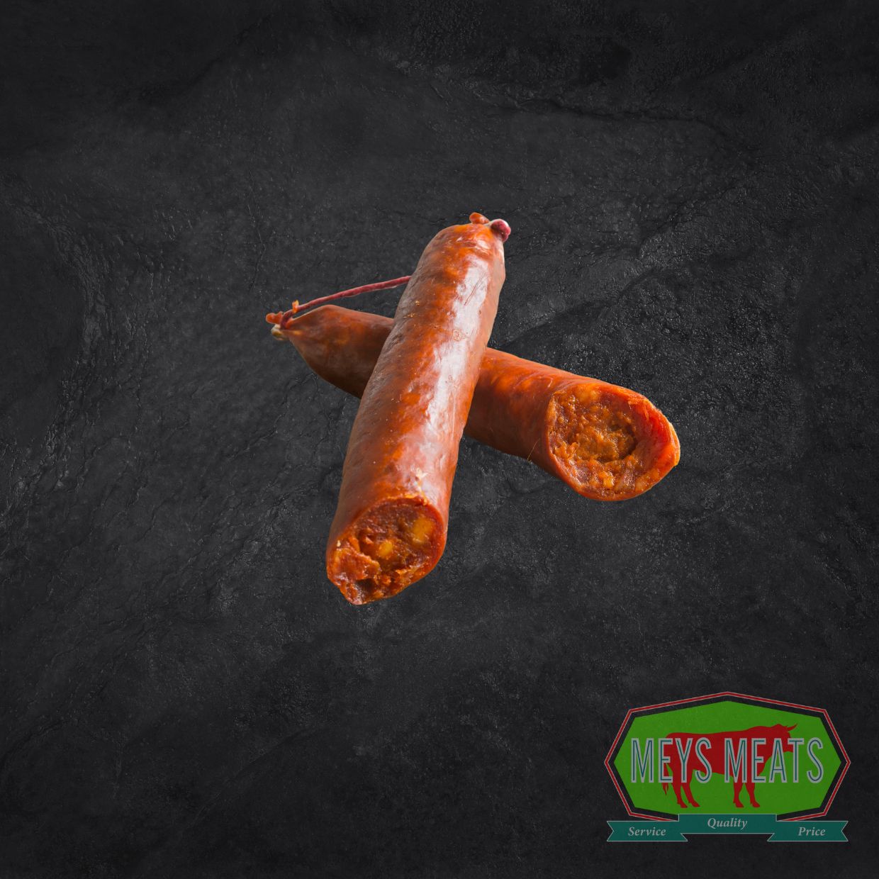 Beef, Bacon & Burger ADD On-2x200g Scotch Fillet Steaks, 10x Thin Sausages, 400g Shortcut Beef Bacon + 4x Beef Bacon & Cheeseburgers