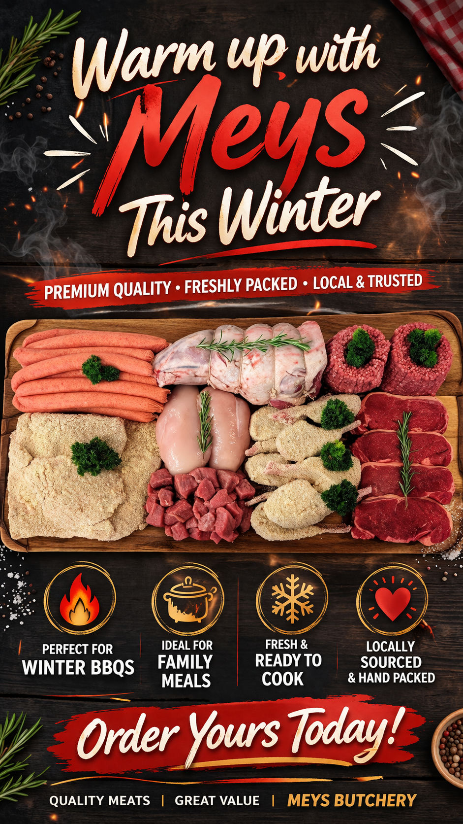 NEW Premium Weekly Winter Deal- GET 6x Wagyu Beef Burgers FREE