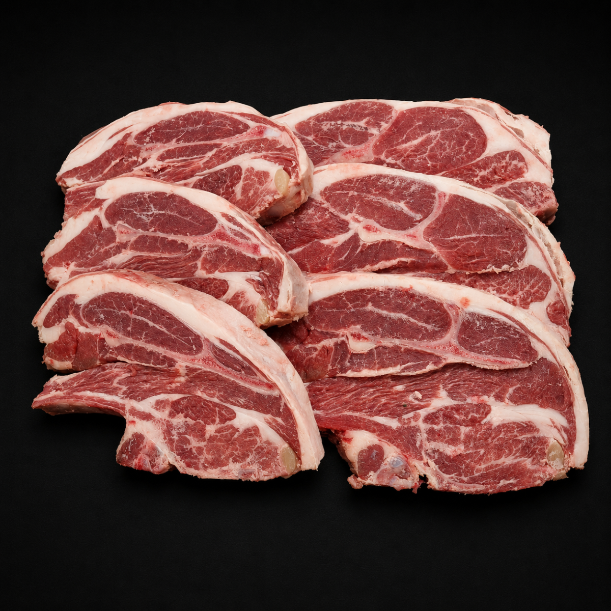 1kg Lamb BBQ Chops forequarter Ultimate Freezer Filler- GET 4x 200g Scotch Fillet Steaks FREE