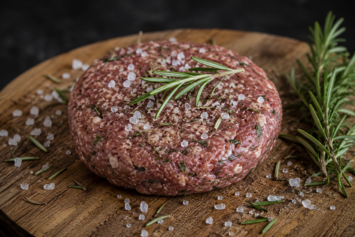 NEW Lamb Burger New Range Upgrade- 500g Pulled Pork & 6x Gourmet Flavored Sausages & 4x NEW Lamb Burgers