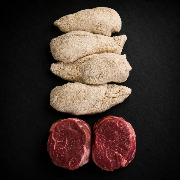 exup EXCLUSIVE UPGRADE- 2x Grass-fed Eye Fillet Steaks, 4x Chicken & Garlic Kievs